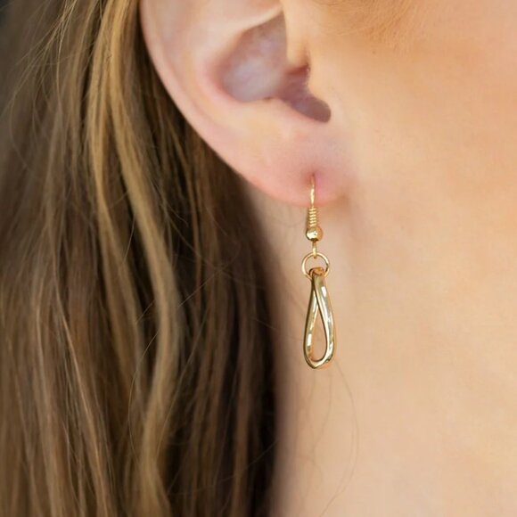 Mixed Metal Oval Pendant Necklace & Earrings Set - Picture 2 of 6